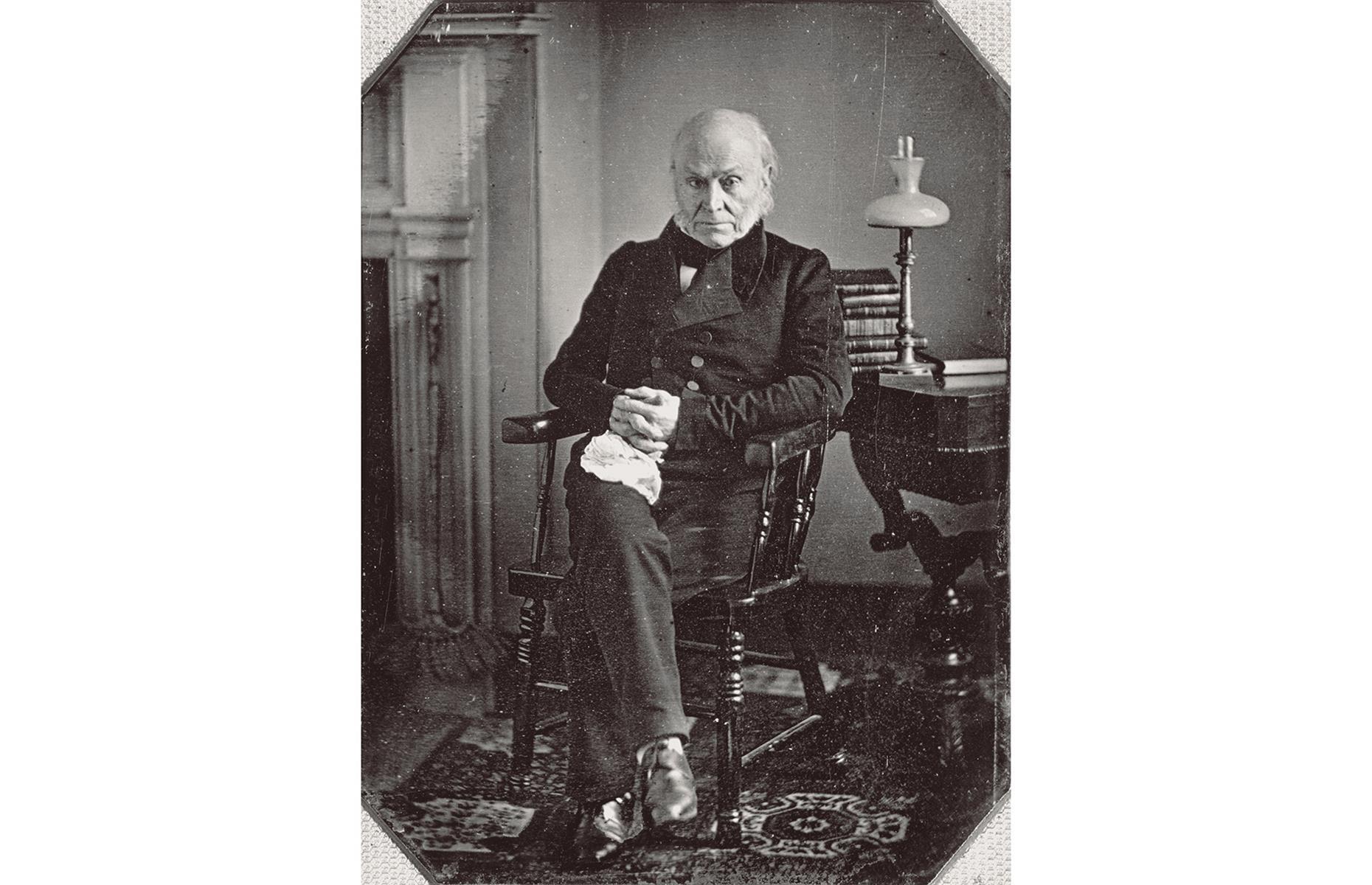 1843: President John Quincy Adams